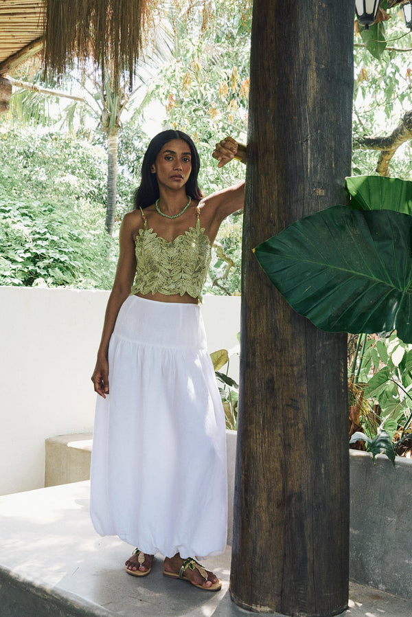 Ravello Skirt- White