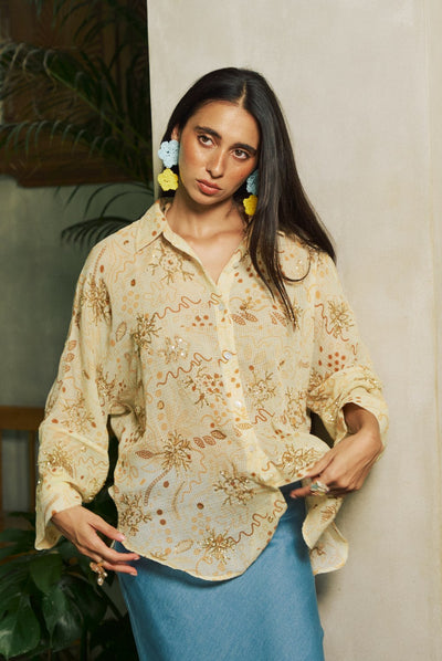 Oro Beaded Shirt