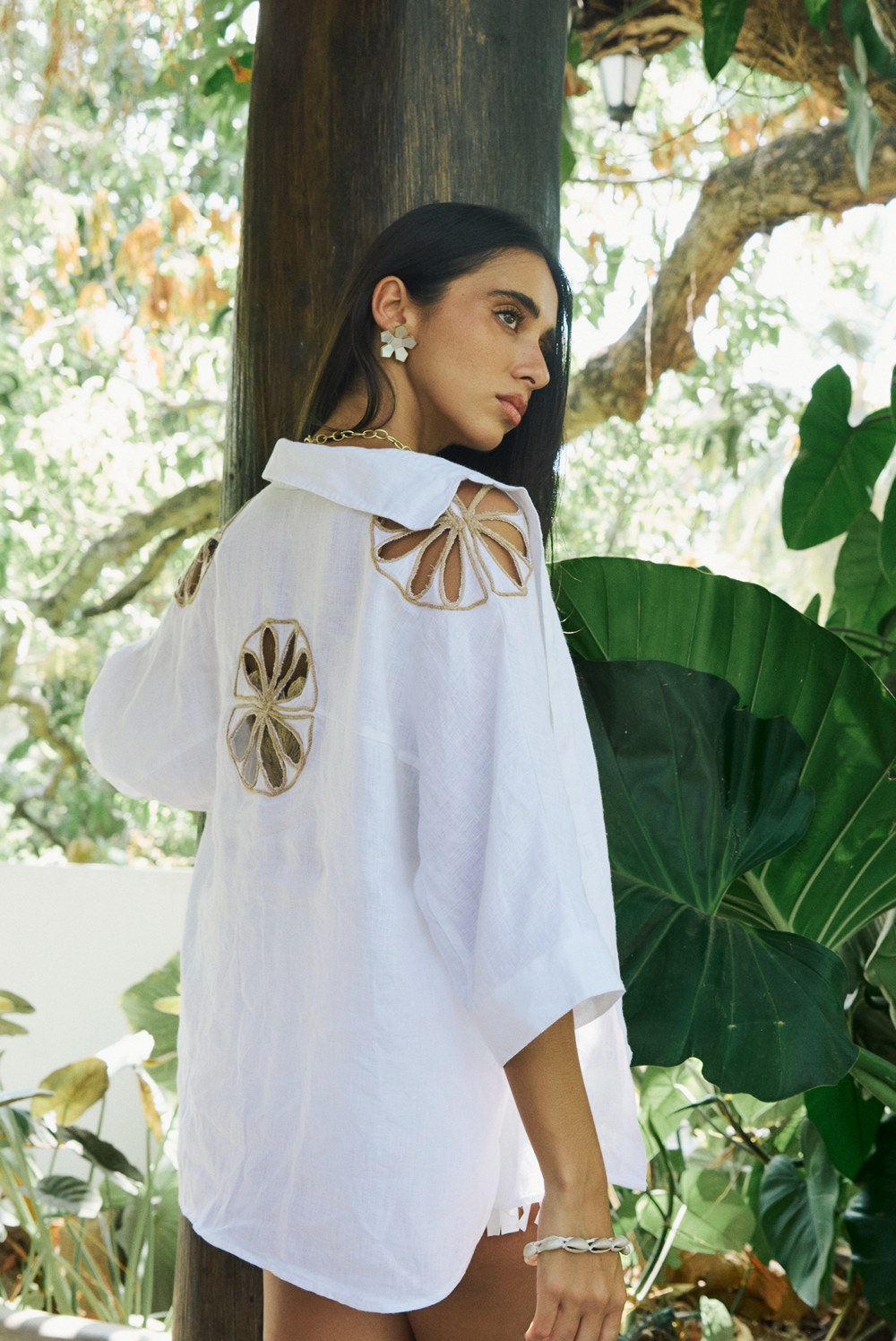 Daisy Shirt White