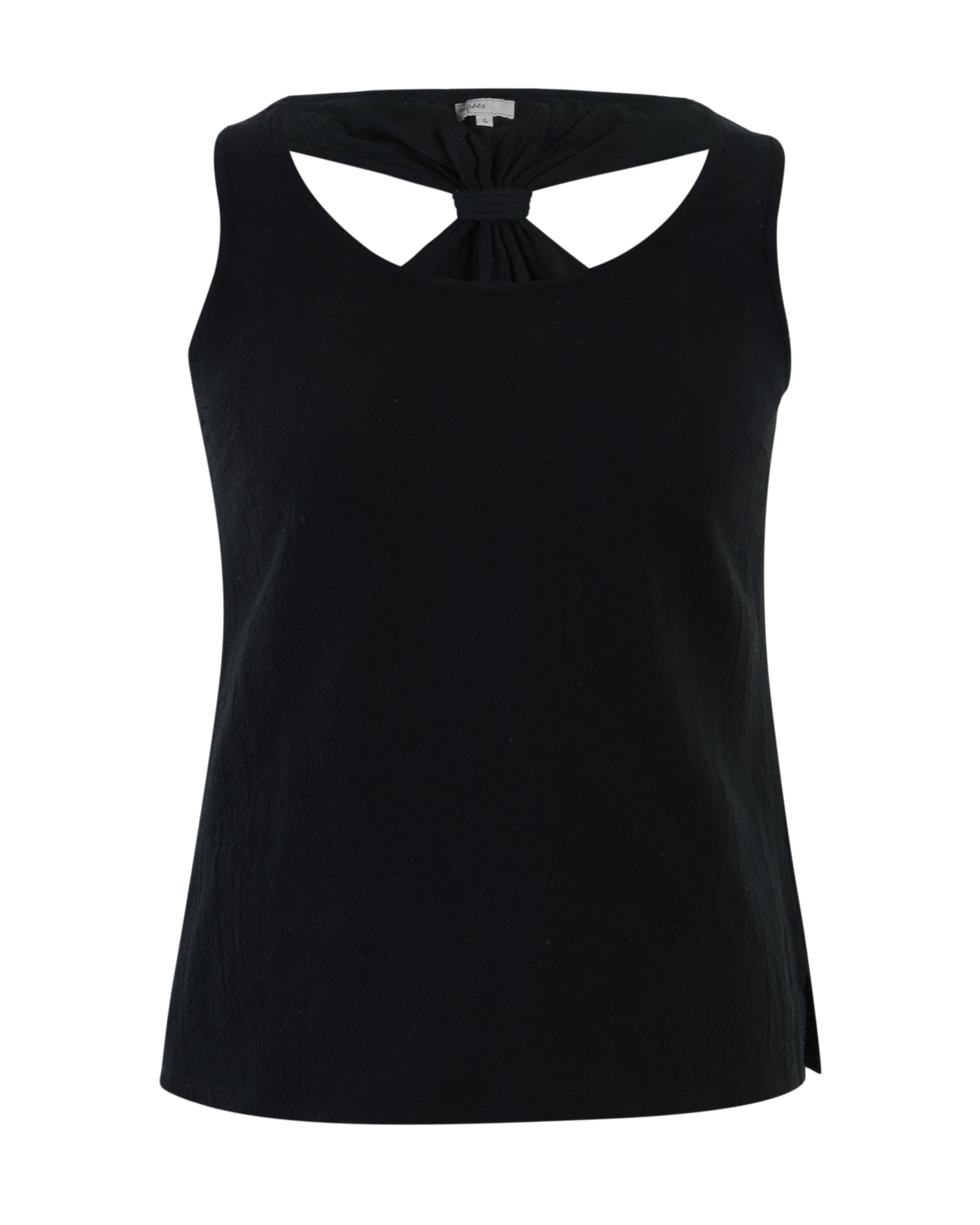 FLEUR TANK TOP- BLACK