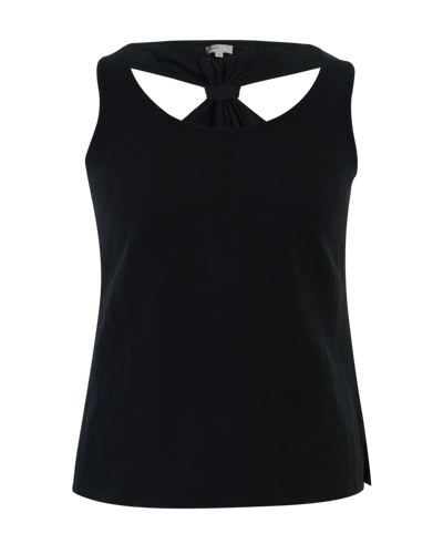 FLEUR TANK TOP- BLACK