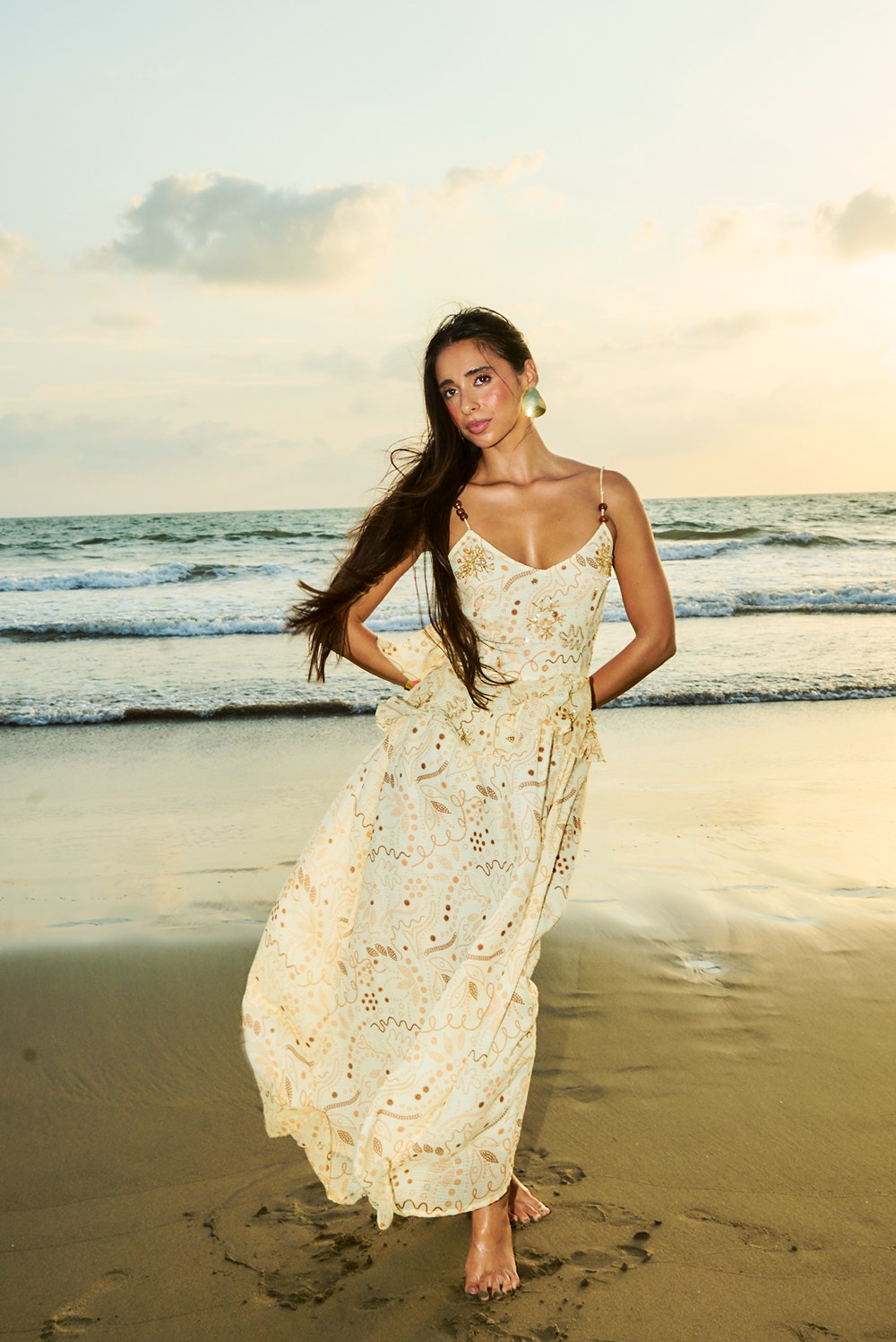 Oro Beaded Dress