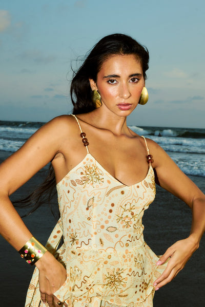 Oro Beaded Dress