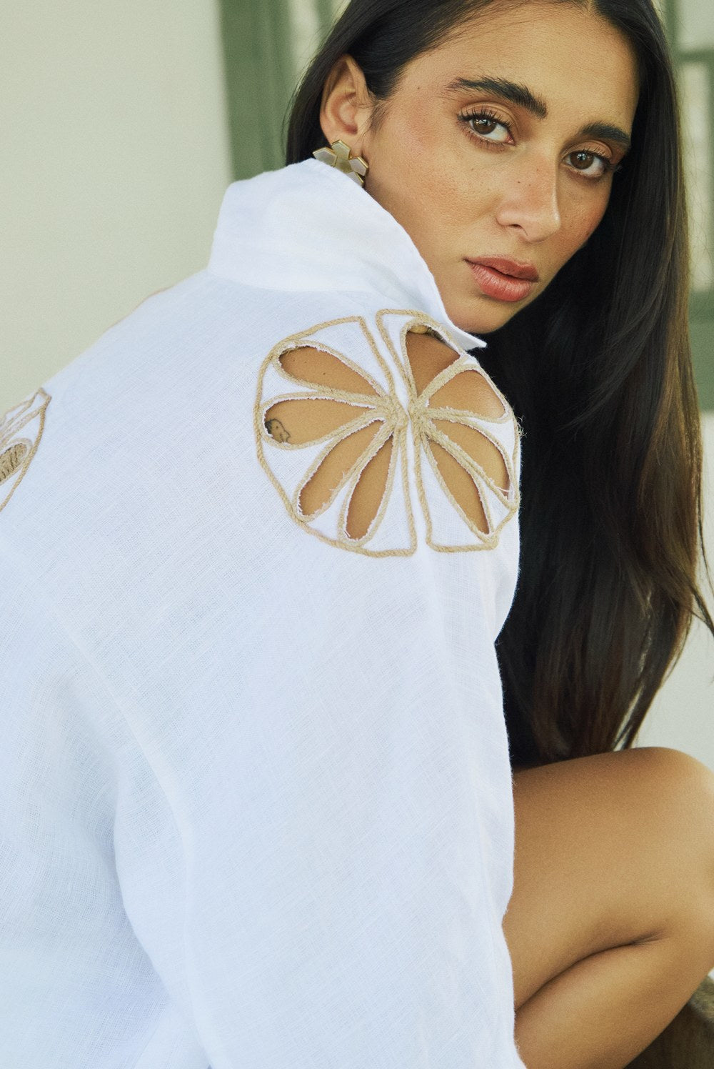 Daisy Shirt White