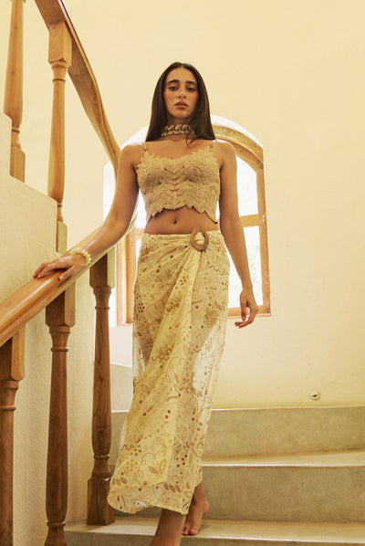 Oro Beaded Skirt