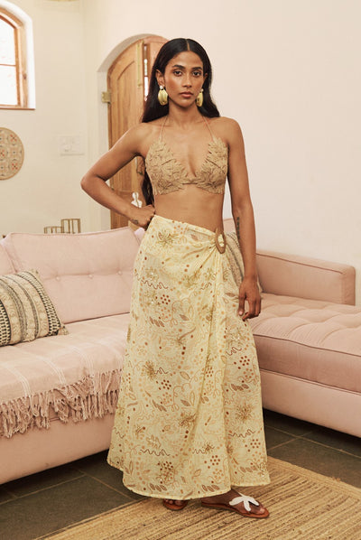Oro Beaded Skirt
