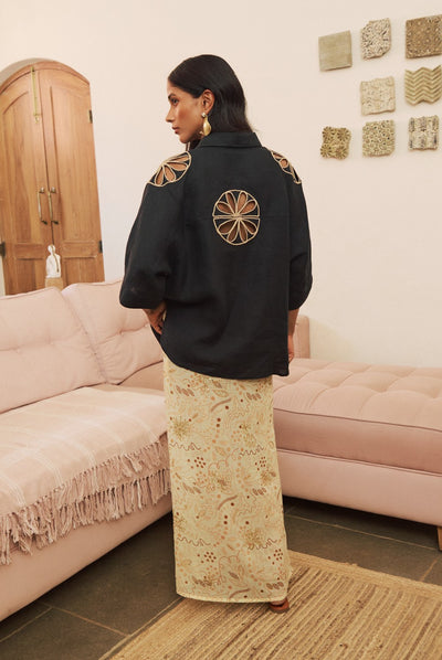Daisy Shirt Black