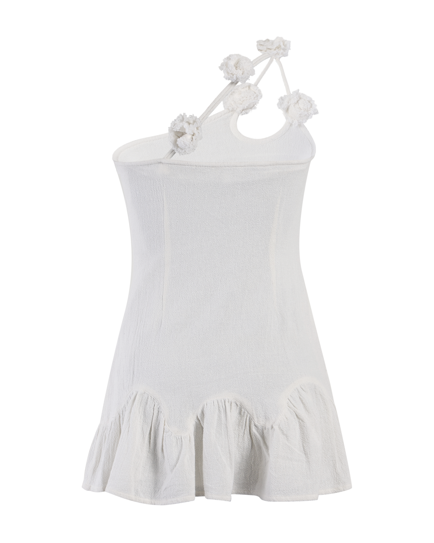 FLEUR DRESS- WHITE