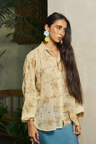 Oro Beaded Shirt