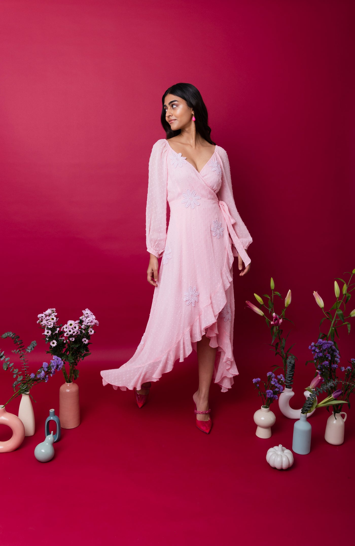 OLA WRAP DRESS