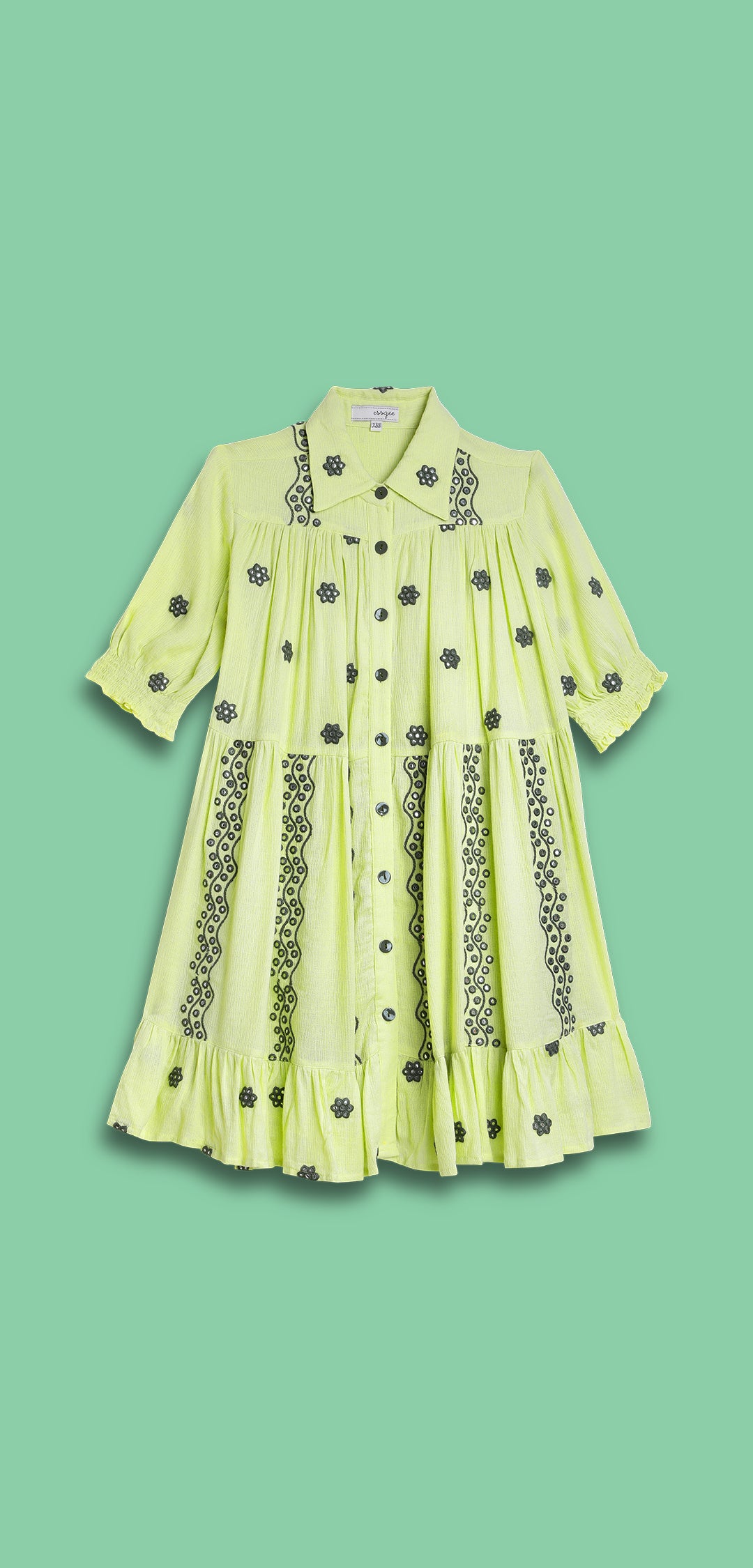 VOLLI DRESS IN SEAFOAM