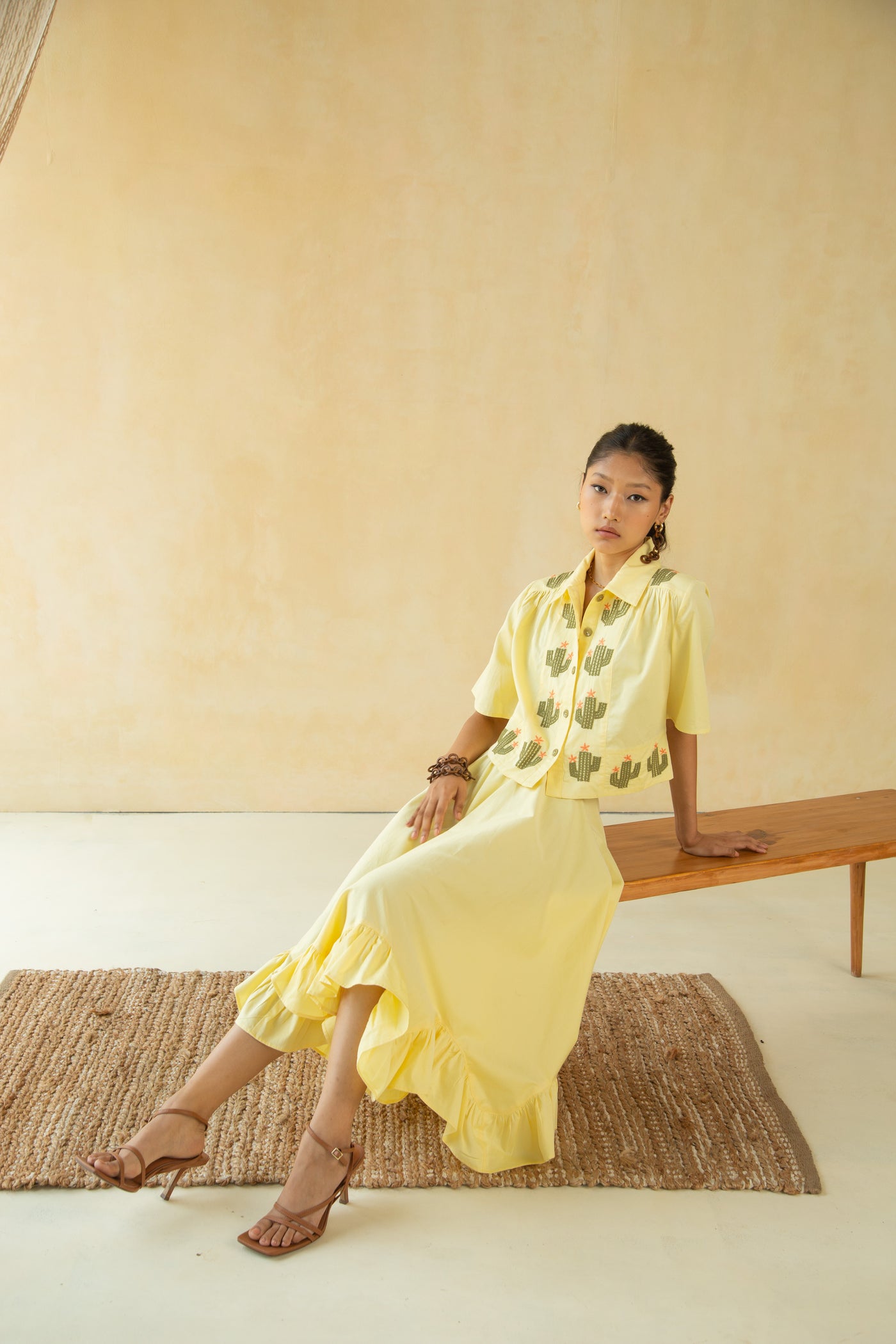 SAND YELLOW MIRAKI SHIRT