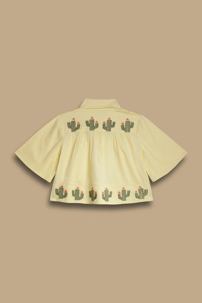 SAND YELLOW MIRAKI SHIRT